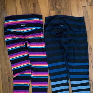 K-Deer stripped leggings